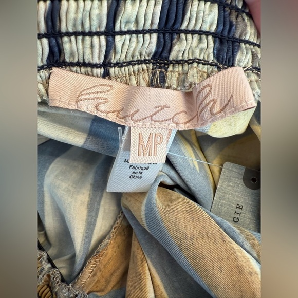 NWT Anthropologie Hutch off Shoulder Jumpsuit Size Medium Petite - Picture 8 of 16